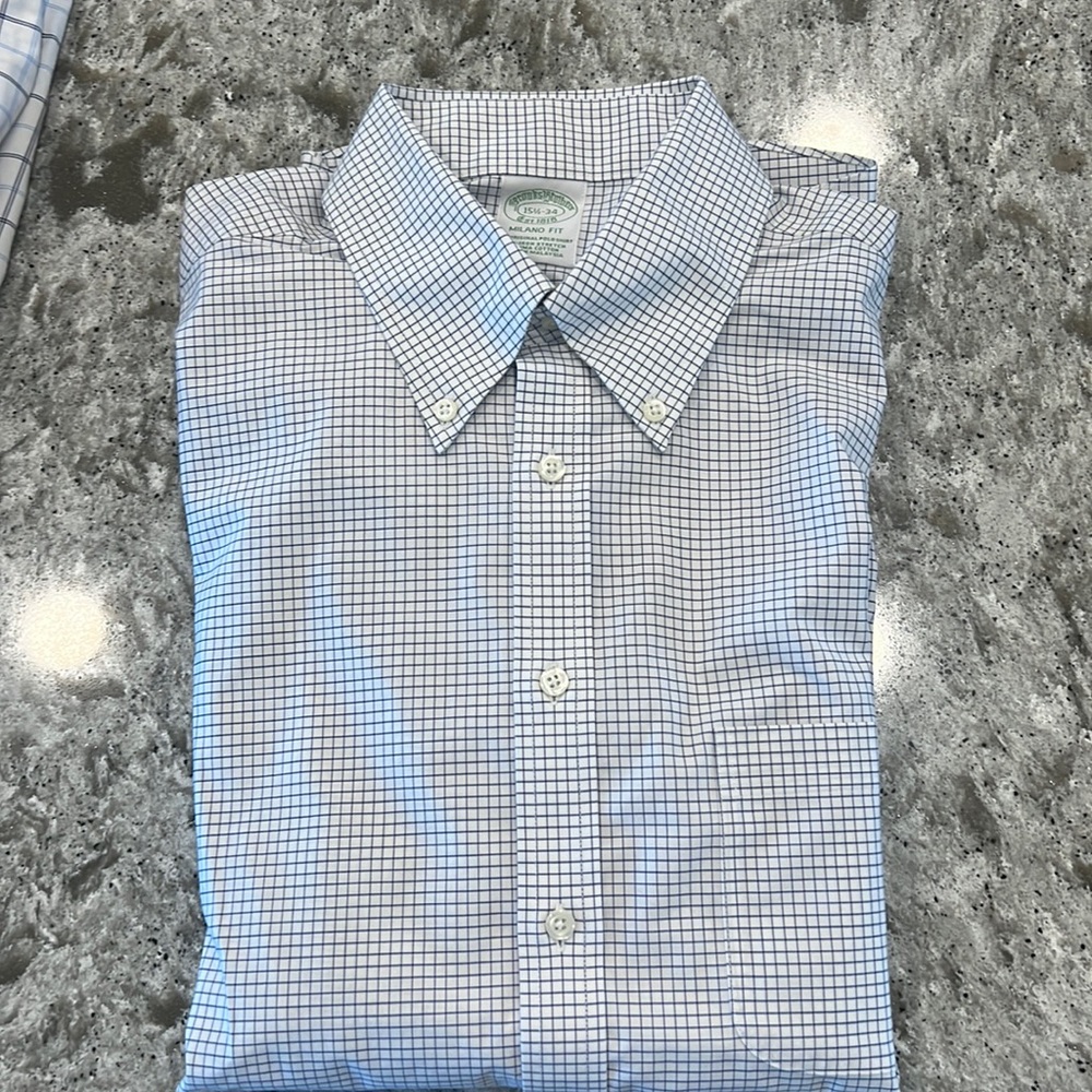 Brooks Brothers Long Sleeve Milano Fit 15.5/34 NWOT